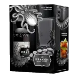 The Kraken Black Spiced Rum 40% 0,7l + 1 Glas