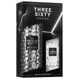 Three Sixty Vodka mit Longdrinkglas 0,7l