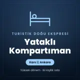 Turistik Doğu Ekspresi Yataklı Kompartıman Kars → Ankara, yüksek dönem
