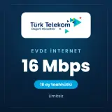 Türk Telekom Evde İnternet 16 Mbps 18 ay taahhütlü