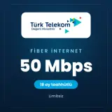 Türk Telekom Evde İnternet 50 Mbps 18 ay taahhütlü