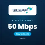 Türk Telekom Evde İnternet 50 Mbps 12 ay taahhütlü