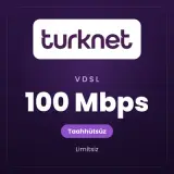 TurkNet İnternet 100 Mbps'ye kadar taahhütsüz