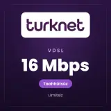 TurkNet İnternet 16 Mbps'ye kadar taahhütsüz