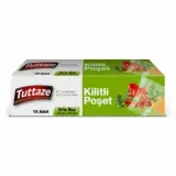 Tuttaze Kilitli Poşet Orta Boy 15 Adet