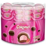 Ülker Çokomel Çilekli Marshmallowlu Bisküvi 35x12 g