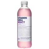 Vitamin Well React Koffein Drink Schwarze Johannisbeere 0,5l