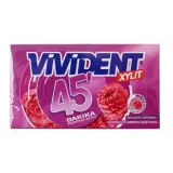 Vivident 45 Dakika Cüzdan Ahududu Aromalı Sakız 26 g