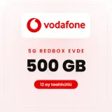 Vodafone 5G RedBox Evde 500 GB 12 ay taahhütlü