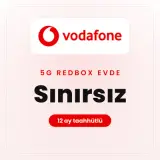 Vodafone 5G RedBox Evde Sınırsız 12 ay taahhütlü