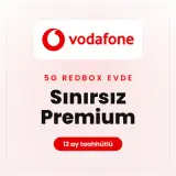 Vodafone 5G RedBox Evde Sınırsız Premium 12 ay taahhütlü