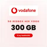 Vodafone 5G RedBox Her Yerde 300 GB 12 ay taahhütlü