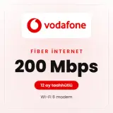 Vodafone Fiber 200 Mbps 12 ay taahhütlü