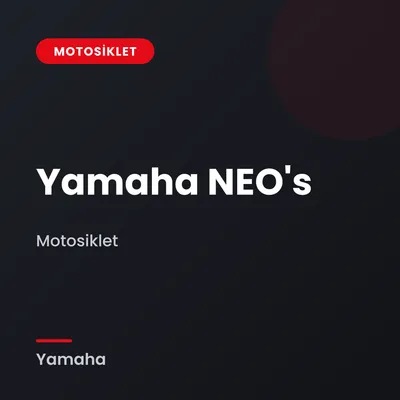 Yamaha NEO's