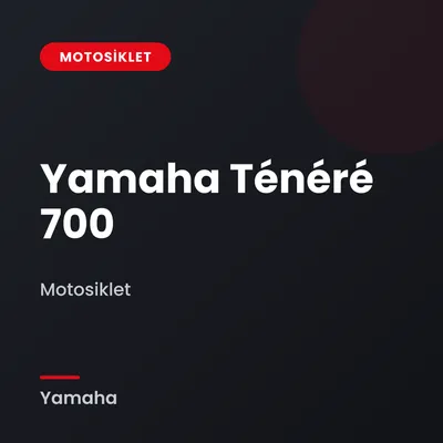 Yamaha Ténéré 700