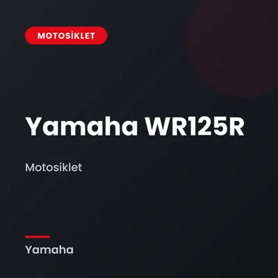Yamaha WR125R