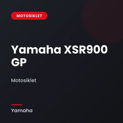 Yamaha XSR900 GP