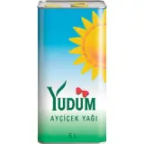 Yudum Ayçiçek Yağı Teneke 5 L