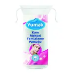 Yumak Kare Makyaj Temizleme Pamuğu 70 Adet