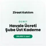 Ziraat Katılım Havale Ücreti Şube Üst Kademe