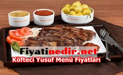 Köfteci Yusuf Menü Fiyatları