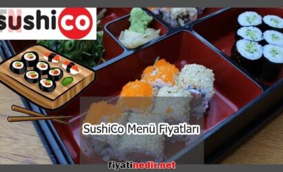 SushiCo Menü Fiyatları