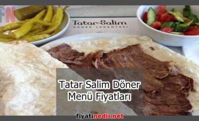 Tatar Salim Döner Menü Fiyatları