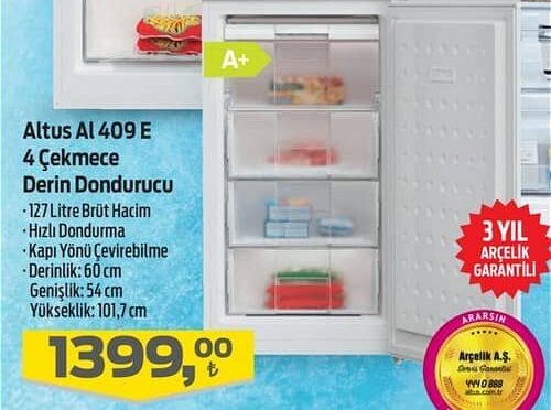 Migros Derin Dondurucu Fiyatları