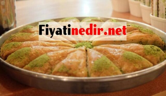 Şayan Baklava Menü Fiyatları