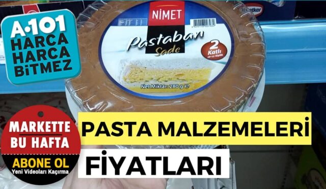a101 pasta keki fiyatları
