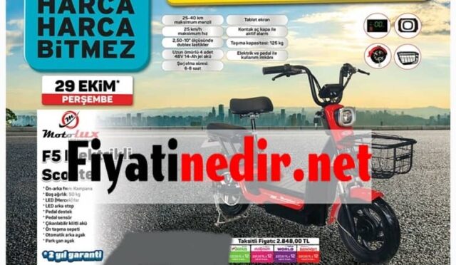 A101 Elektrikli Bisiklet Fiyatları