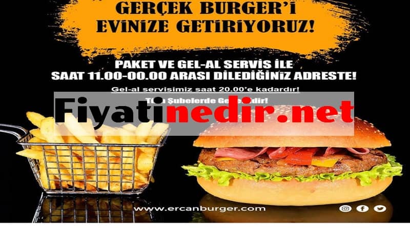 Ercan Burger Menü