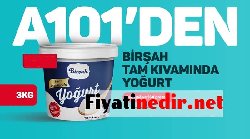 a101 yogurt fiyatlari