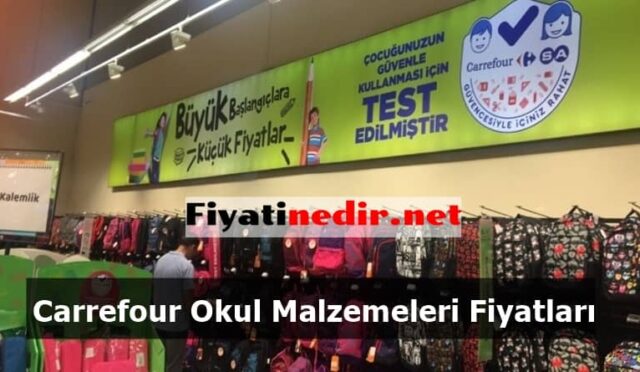 Carrefour Okul Malzemeleri Fiyatları