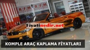 Komple Araç Kaplama Fiyatları