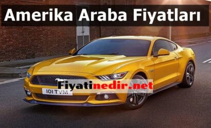 amerika araba fiyatları