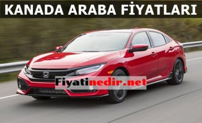 kanada araba fiyatları
