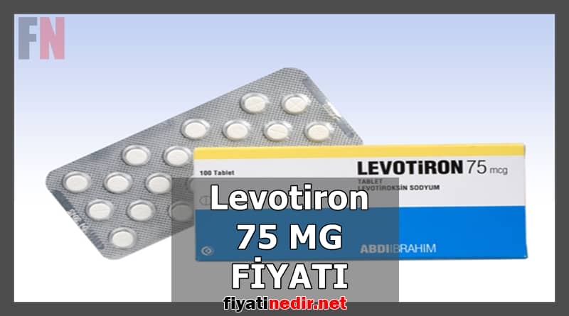 Levotiron 75 mg fiyatı