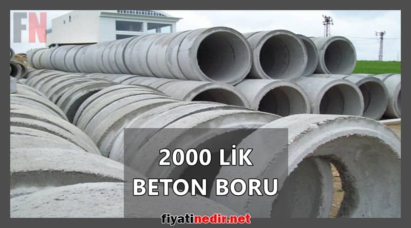 2000 lik Beton Boru
