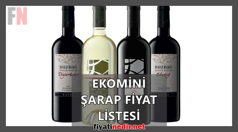 ekomini şarap fiyat listesi