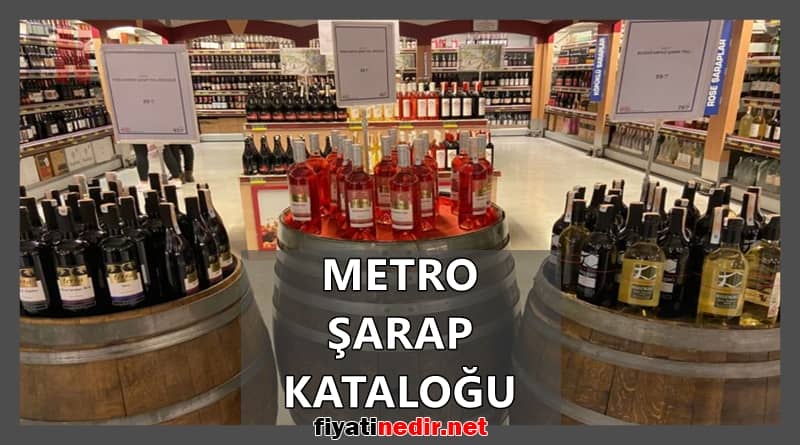 metro şarap kataloğu