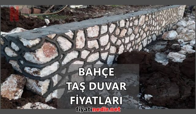Bahçe Taş Duvar Fiyatları