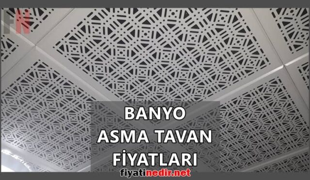 Banyo Asma Tavan Fiyatları