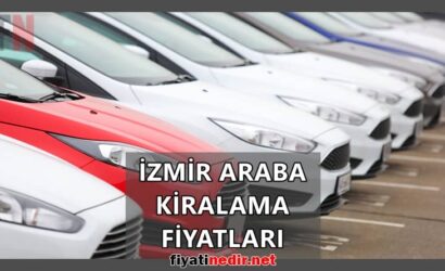 izmir araba kiralama fiyatları