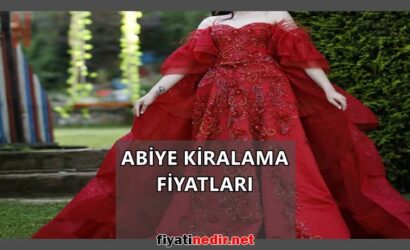 Abiye Kiralama Fiyatları