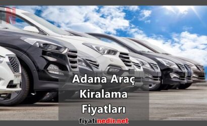 Adana Araç Kiralama Fiyatları