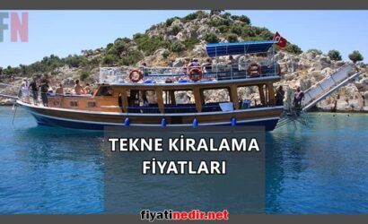 Tekne Kiralama Fiyatları
