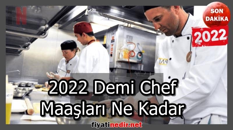 2022 Demi Chef Maaşları Ne Kadar