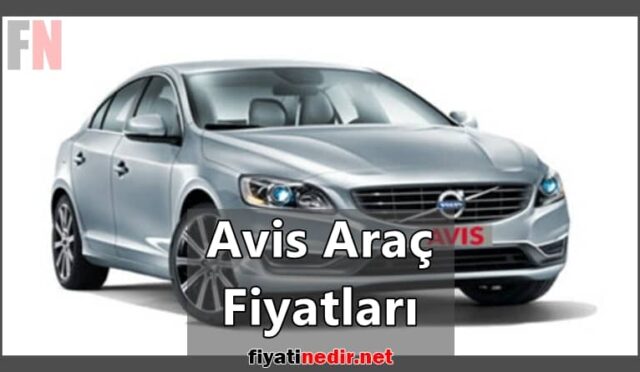 Avis Araç Fiyatları