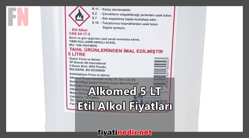 Alkomed 5 LT Etil Alkol Fiyatları